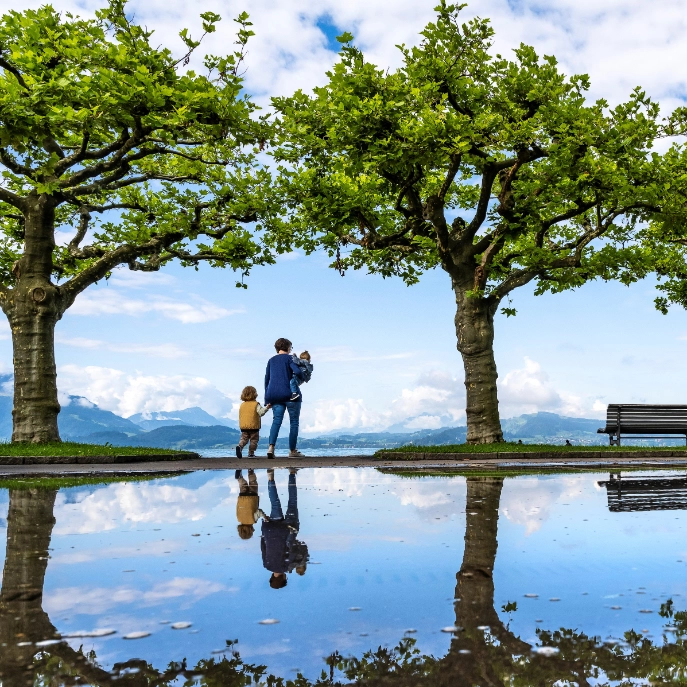 Zugerseepromenade, Fotografie: Andreas Busslinger