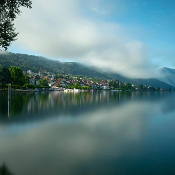 City of Zug on Lake Zug