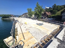 Foto Brücke Rohbau abgedeckt