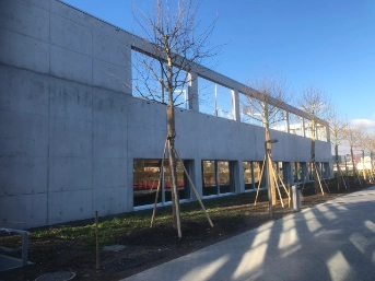 Neue Dreifachsporthalle auf dem Areal der Kantonsschule Zug