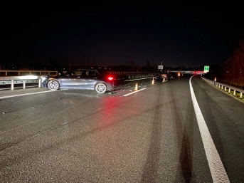 Unfall auf der Autobahn