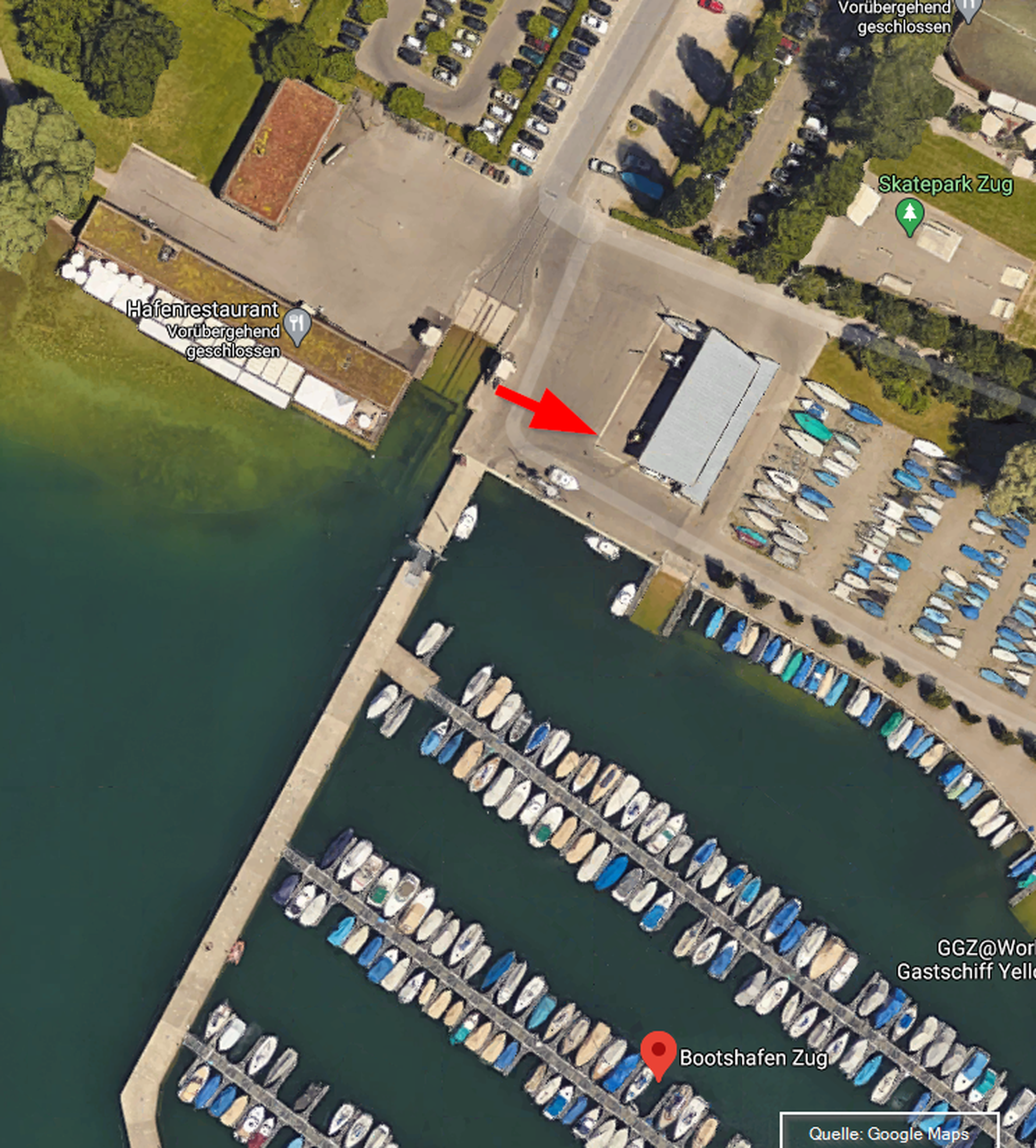 Zug Bootshafen